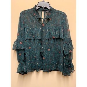 Lucky Brand Chiffon Blouse